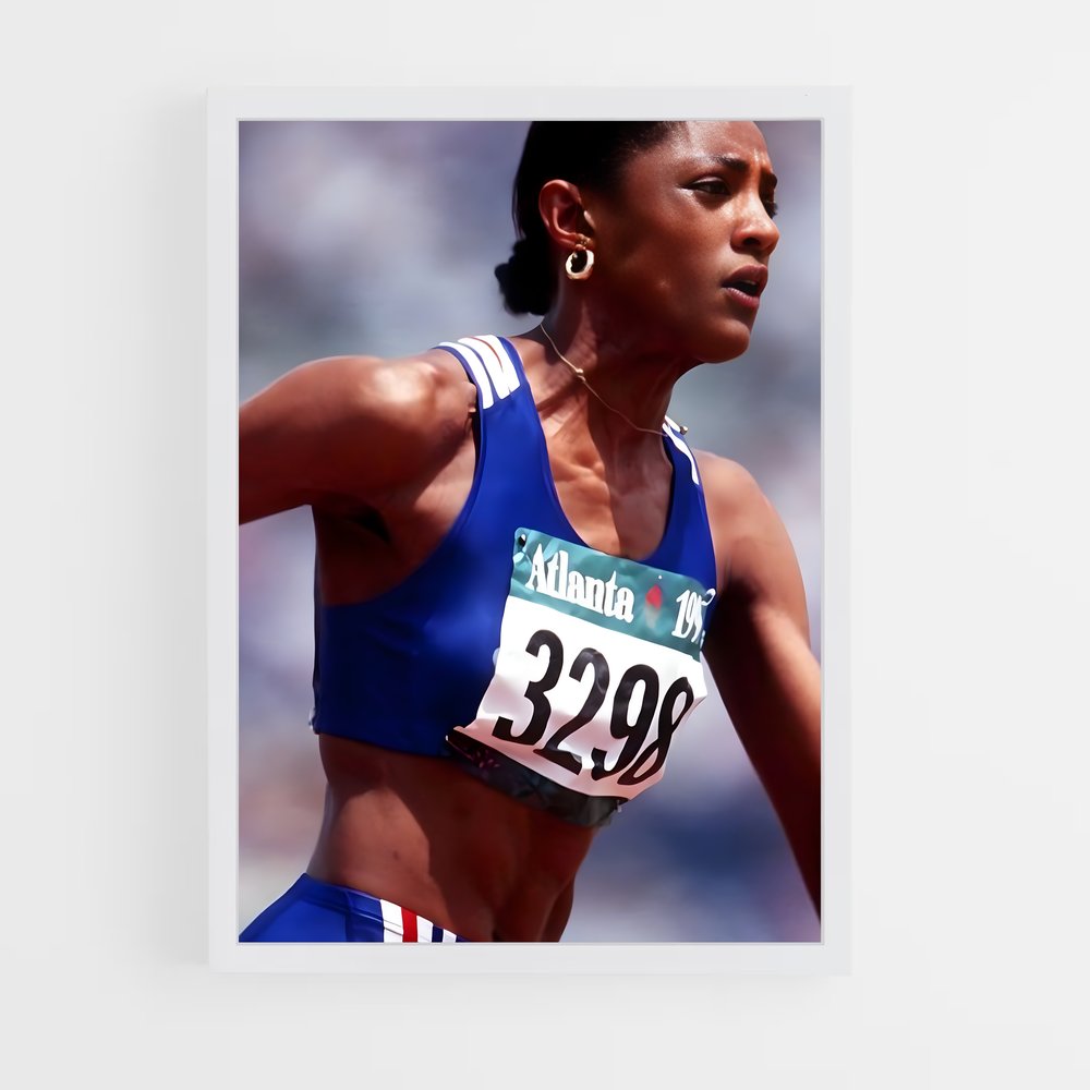 Poster La Piste d'Or – affiche Athlétisme (vue 3)